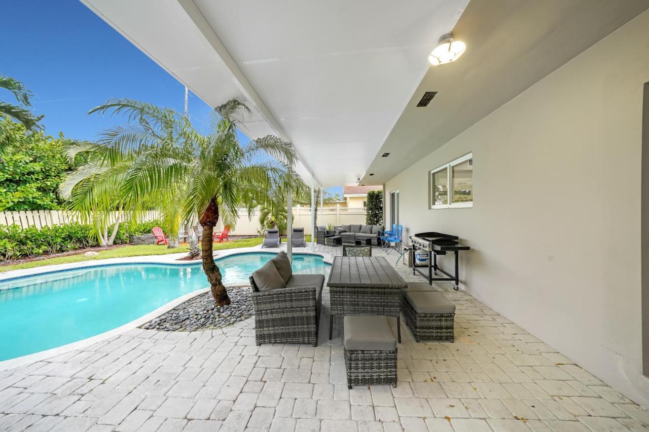 Comfortable 4 Bedroom House With Pool By Pmi Fort Lauderdale Kültér fotó