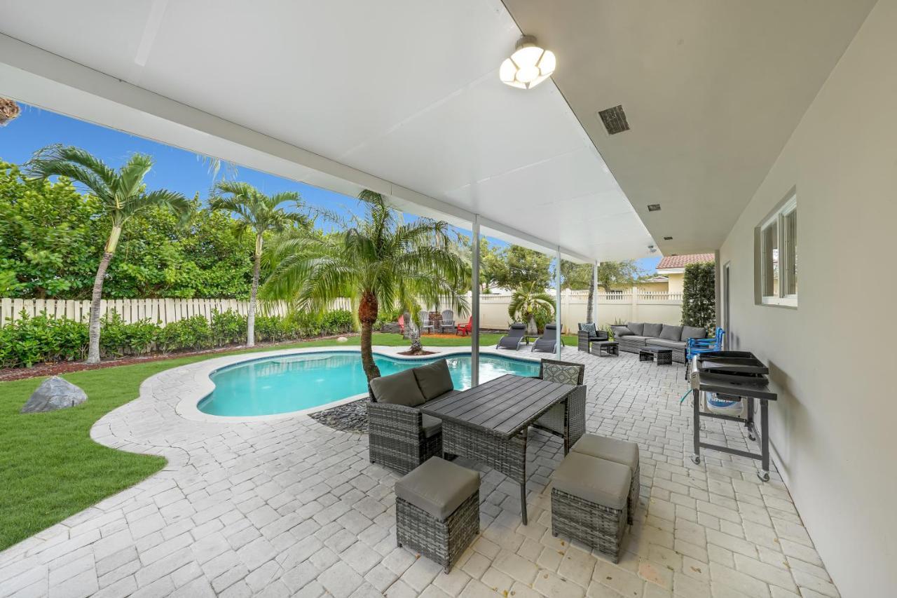Comfortable 4 Bedroom House With Pool By Pmi Fort Lauderdale Kültér fotó